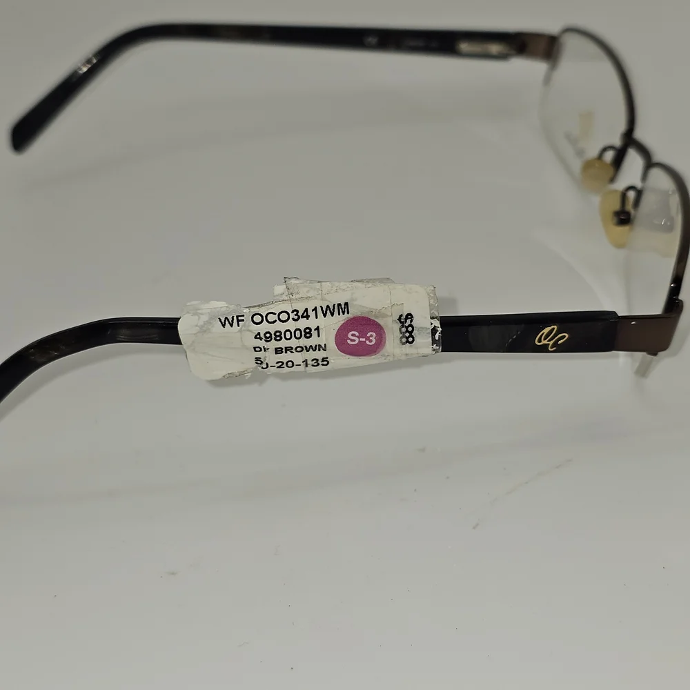 Oleg Cassani‎ OCO 341 200 Brown Eyeglass Frames 50 20 135